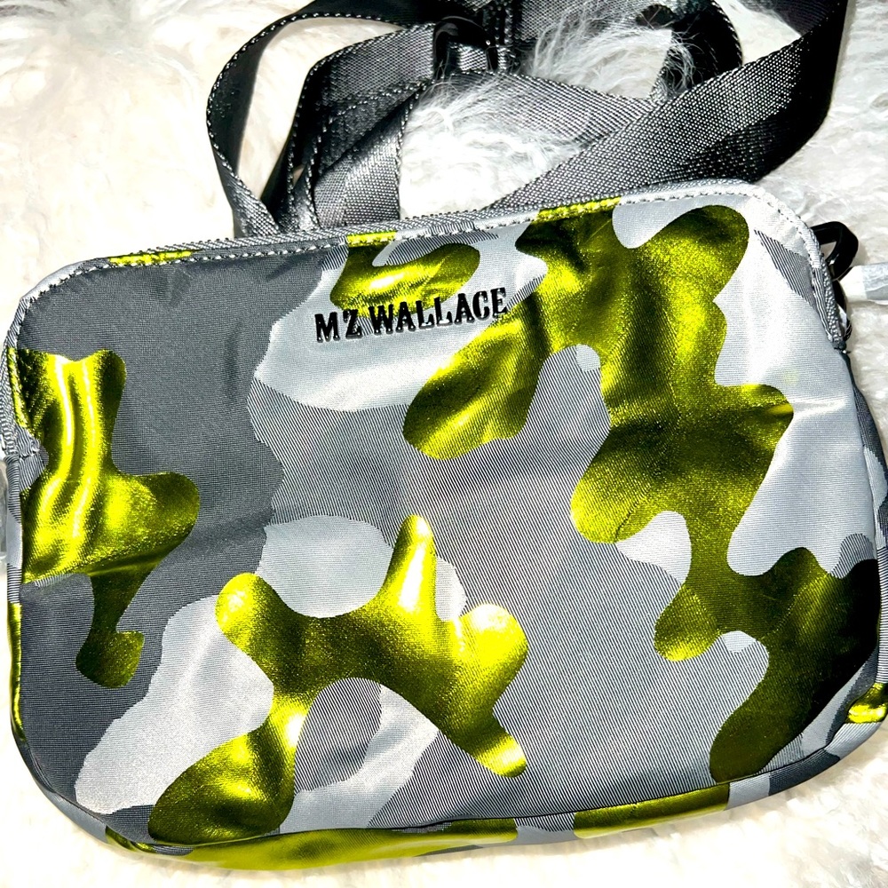 MZ WALLACE CAMO CROSSBODY BAG